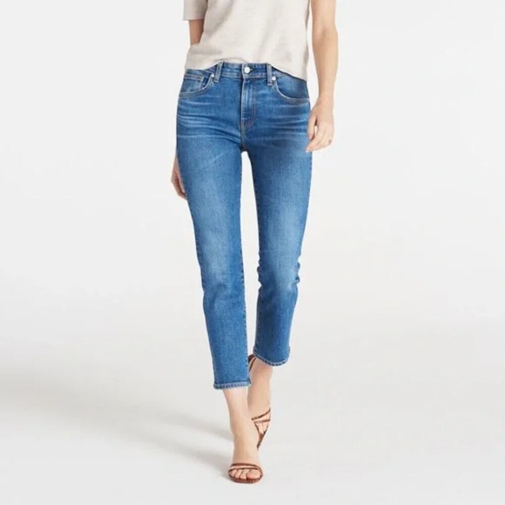 CQY Friend Moment High-Rise Straight Leg Jeans Size 29